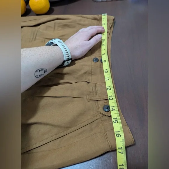 Madewell Harlow Wide-Leg Pant in Acorn - Picture 11 of 16